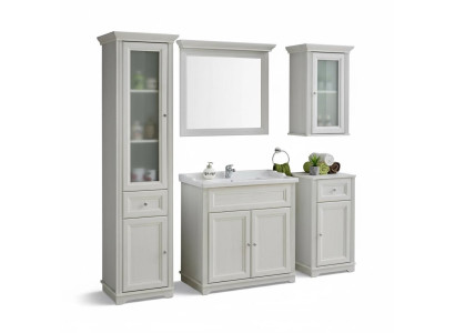 Design bathroom furniture bath 5-piece decor set cabinet washbasin