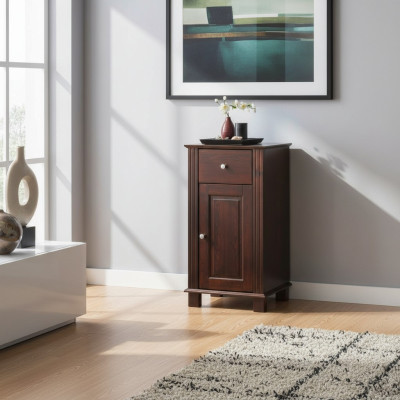 Bathroom furniture shelf cabinet bathroom furniture brown cabinets 46x36x83cm wood shelves