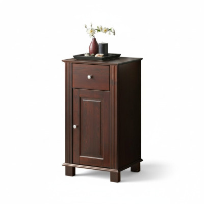Bathroom furniture shelf cabinet bathroom furniture brown cabinets 46x36x83cm wood shelves