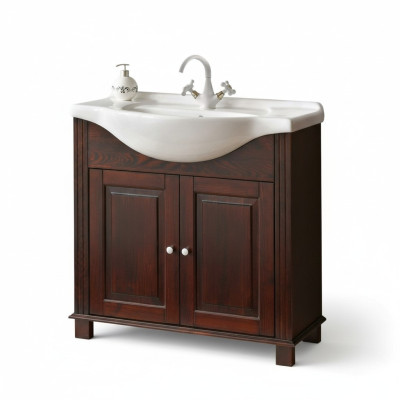 Bathroom furniture sink antique style basin with cabinet country house