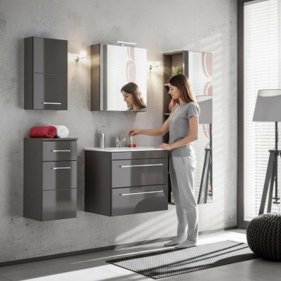 Design bathroom furniture decorative bath set suite cabinet sink
