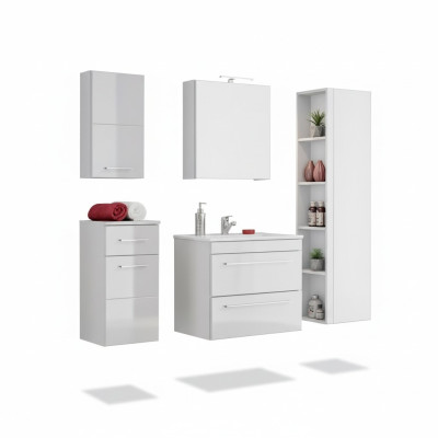 Design bathroom furniture decor bath 5-piece set cabinet sink