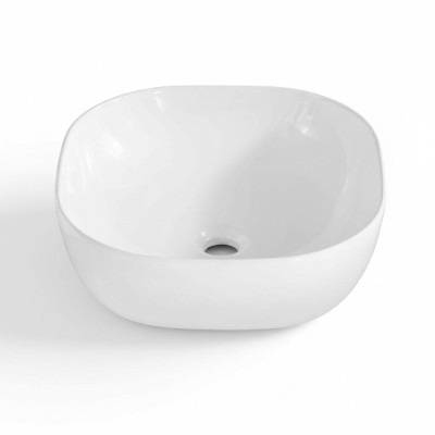 Ceramic washbasin modern sink decorative countertop washbasin white