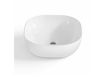 Ceramic washbasin modern sink decorative countertop washbasin white