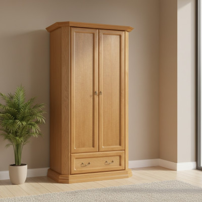 Wood Classic Cabinets Wardrobe Wall Unit Closet Wooden Cabinet Country House