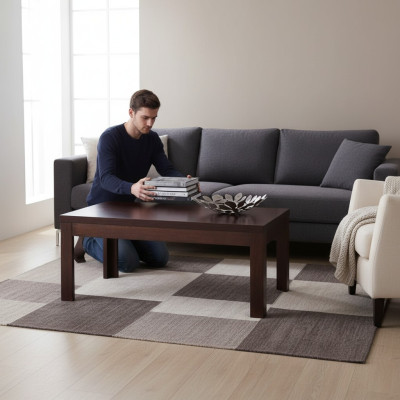 Couch table living room tables side wood rectangular sofa side