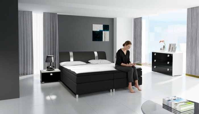 Design bedroom modern sets complete wardrobe bed dresser nightstand