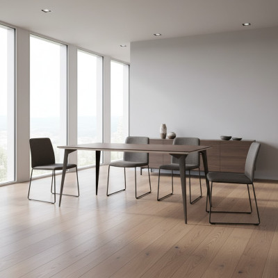 Design dining table antique style dining table modern tables living room wood 160x90cm new