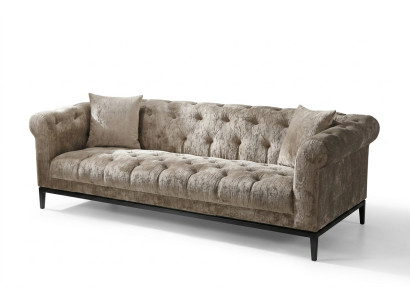 Noble Luxury Chesterfield Sofa Couch Upholstery Fabric Leather Sofas Upholstery