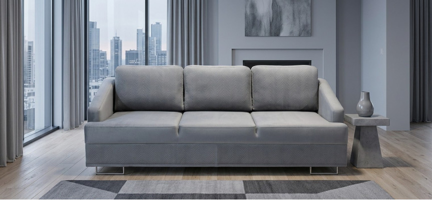 Three-seater 3-seater sofa living area fabric upholstery lounge couch new set