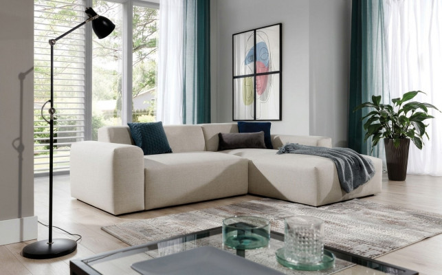 Corner sofa couch upholstered living landscape textile corner sofas set