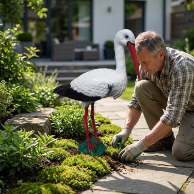 Abstract Stork Bird Garden Decoration Statue New Sculptures Figures Sculpture