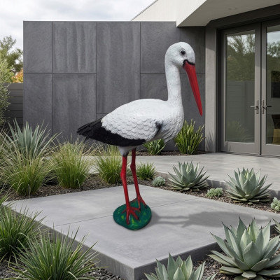 Abstract Stork Bird Garden Decoration Statue New Sculptures Figures Sculpture