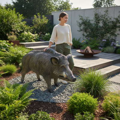 Pig Mast Farm Decoration Garden Figurines Statue Animal Sausage Statues 154cm