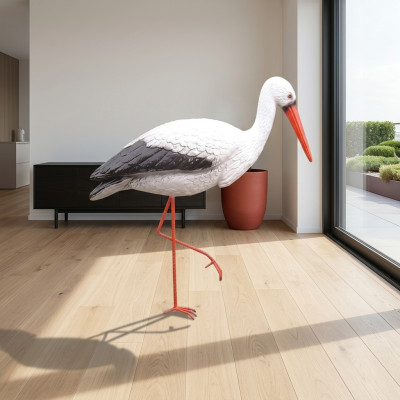 Stork Decorative Statue Garden Figures Statues 150cm Life-Size Figure Plastic
