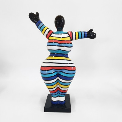 Abstract design figures 120cm statues garden living room art sculpture XXL new