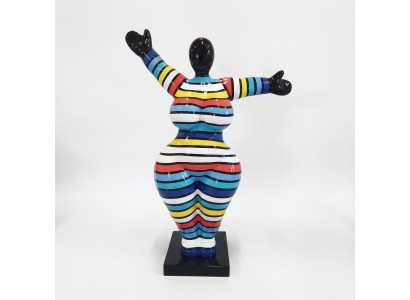 Abstract design figures 120cm statues garden living room art sculpture XXL new