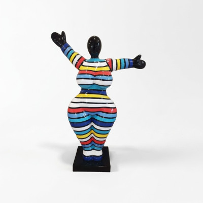 Modern living room decoration statue figurines sculptures colorful abstract decor 85cm