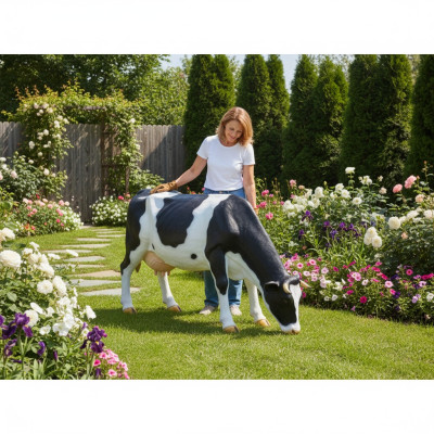 Cow Cattle Butcher Advertising Stand-up Butcher Animal Stand-out Statue