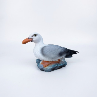 Decorative Figure Seagull Bird Garden Figures Sculpture Statues Sculptures 38cm New