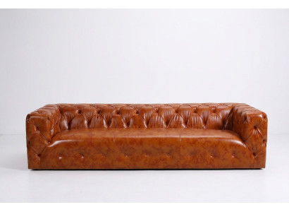 Chesterfield Sofa Couch Upholstery Fabric Leather Couches Upholstery Suite 4-Seater