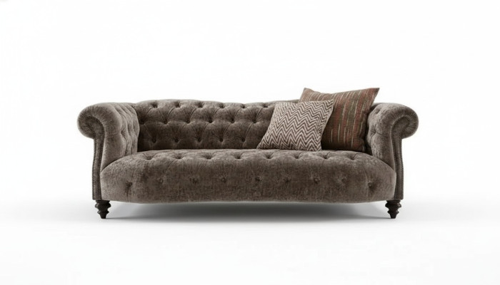 Chesterfield sofa, couch, upholstery, fabric, leather couches, upholstery set, 3-seater