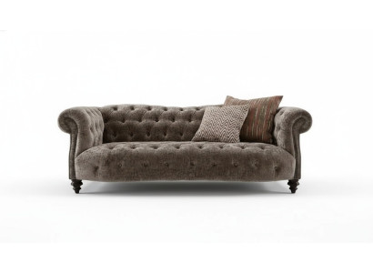 Chesterfield sofa, couch, upholstery, fabric, leather couches, upholstery set, 3-seater