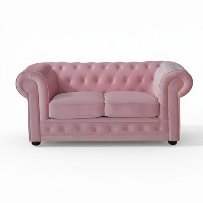 Chesterfield Sofa Couch Upholstery Fabric Leather Sofas Upholstery Set 4-Seater