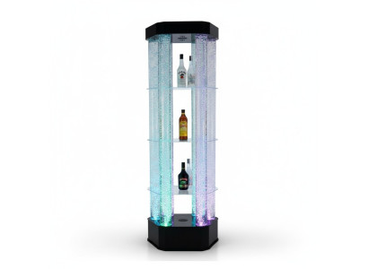 LED water wall bar shelf column water columns counter designer