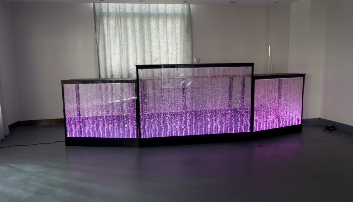 Counter shelf bar water wall column illuminated counter shelves furniture