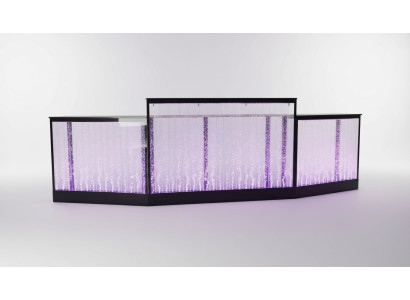 Counter shelf bar water wall column illuminated counter shelves furniture
