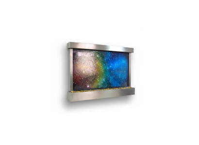 LED water wall designer water columns waterfall picture frame 145x97