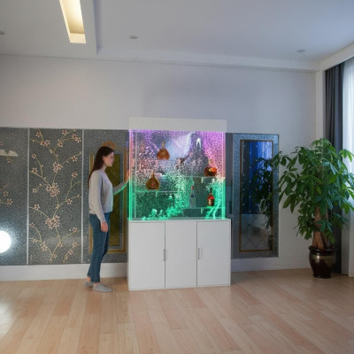 Water Wall Water Wall Column Base Cabinet Partition Shelf Display Cabinet