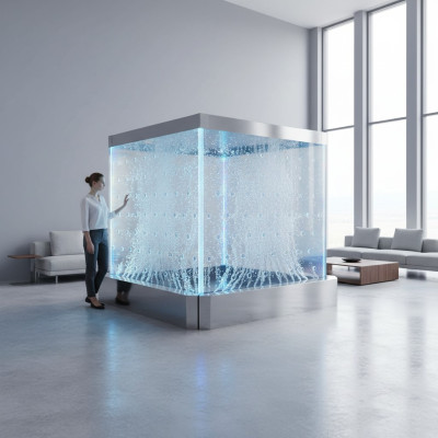 Wall panel LED water wall water walls water bubble wall