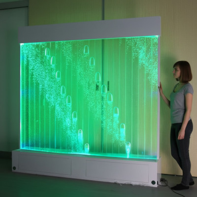 Modern partition water walls LED water wall illuminated decorative wall