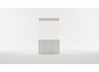 Partition shelf cabinet water wall decorative column walls water wall LED