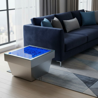 Design table coffee table water columns column decor water sofa tables LED