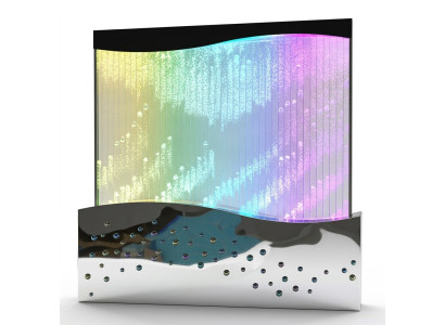 Wall panel water bubbles LED water wall designer water wall