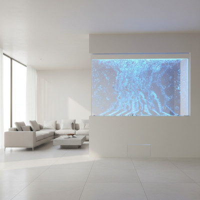 Modern partition water walls LED decorative water wall illuminated wall