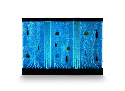 LED Shelf Bar Water Wall Deco Column Illuminated Water Walls Bar Counter