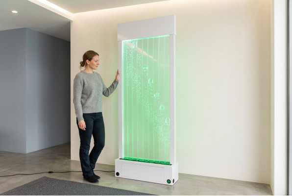 Partition shelf cabinet water wall column walls LED 100x200