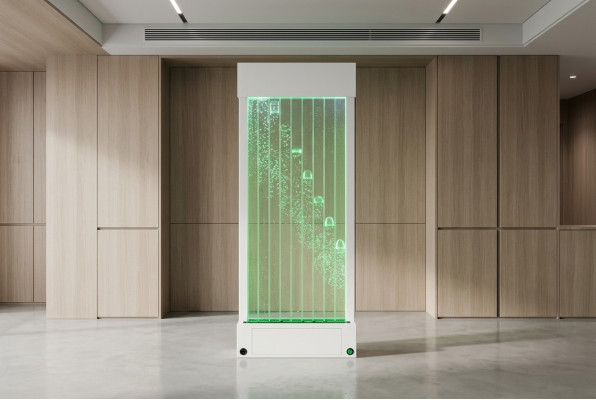 Partition shelf cabinet water wall column walls LED 100x200