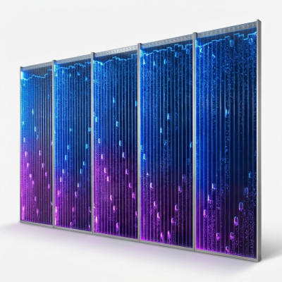Modern partition decorative water walls LED water wall illuminated wall