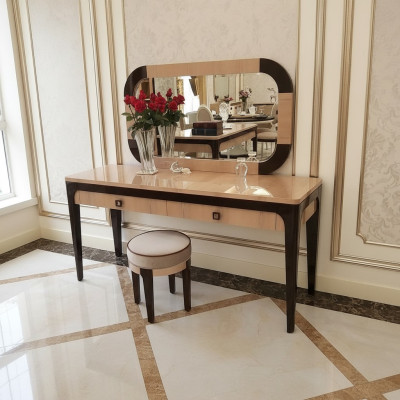 Table console mirror dresser dressing table bedroom stool set