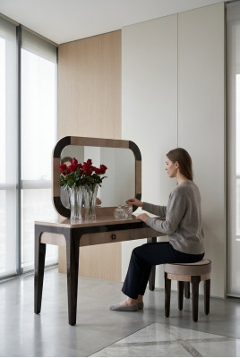 Table Modern Console Mirror Dresser Vanity Bedroom