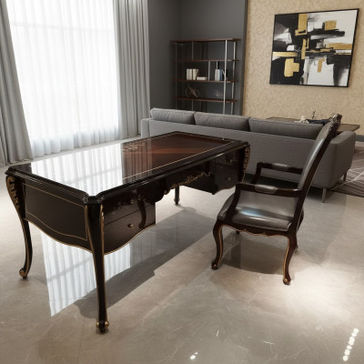 Office furniture, desk, armchair, 2-piece set, suite, writing desk.