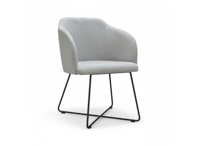 Modern armchair group 8 chairs set green upholstered armrests