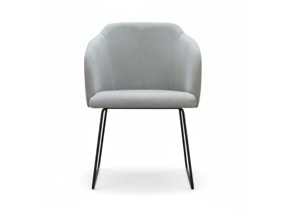 Chair 4x Dining Room TV Lounge Club Textile Seat Armchair Set New