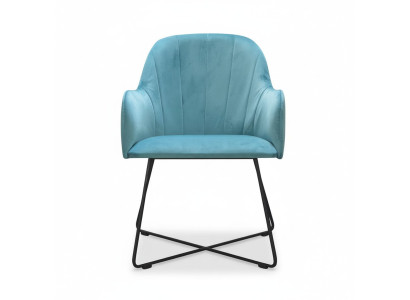 Chair 6x Dining Room TV Club Textile Seat Armchair Set New Lounge
