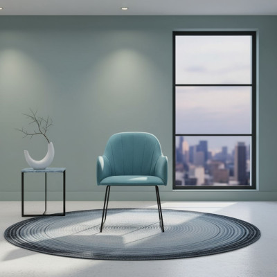 Chair 4x Lounge Armchair Chair Group Restaurant Club Living Room Upholstered Armchair